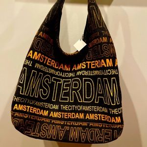 vintage robin ruth bag from Amsterdam. roomy & great overnight bag.
